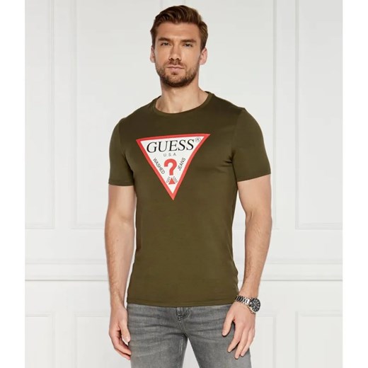GUESS T-shirt | Slim Fit ze sklepu Gomez Fashion Store w kategorii T-shirty męskie - zdjęcie 184977343