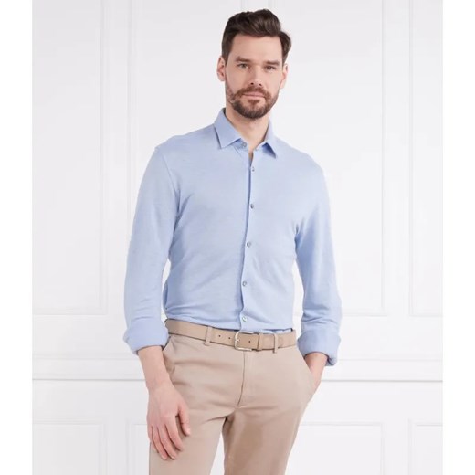 BOSS BLACK Lniana koszula Roan_F | Slim Fit ze sklepu Gomez Fashion Store w kategorii Koszule męskie - zdjęcie 184977403