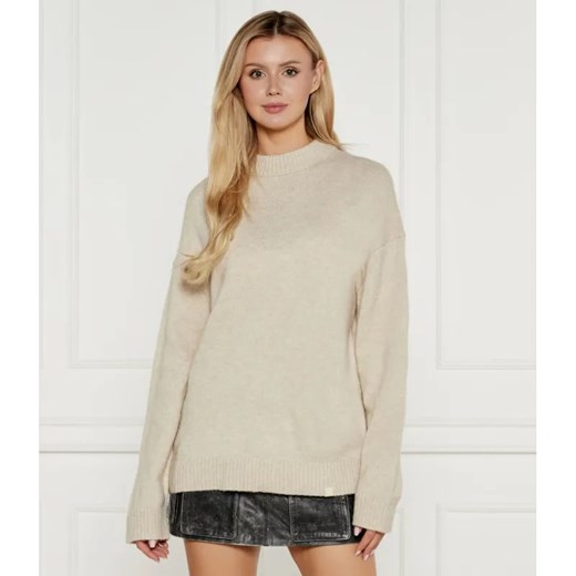 Calvin Klein Jeans Sweter | Loose fit | z dodatkiem wełny ze sklepu Gomez Fashion Store w kategorii Swetry damskie - zdjęcie 184977413