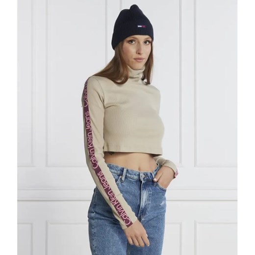 Calvin Klein Jeans Golf | Cropped Fit ze sklepu Gomez Fashion Store w kategorii Bluzki damskie - zdjęcie 184977562