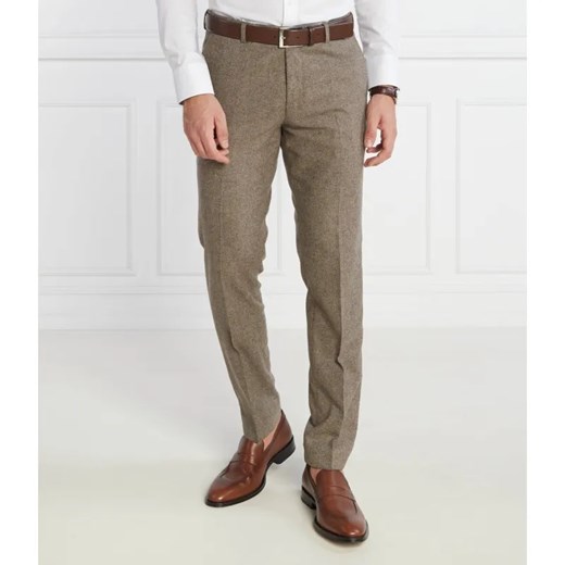 Oscar Jacobson Wełniane spodnie DENZ | Regular Fit ze sklepu Gomez Fashion Store w kategorii Spodnie męskie - zdjęcie 184977631