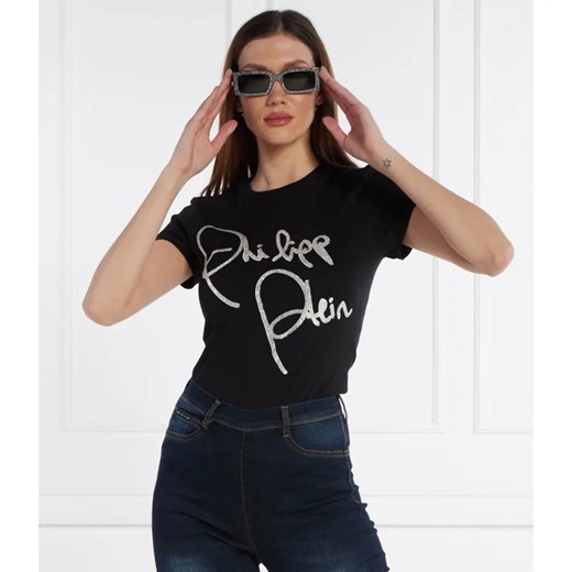Philipp Plein T-shirt | Regular Fit ze sklepu Gomez Fashion Store w kategorii Bluzki damskie - zdjęcie 184978041