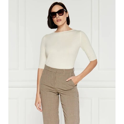 Marella Wełniany sweter ROMBO ze sklepu Gomez Fashion Store w kategorii Swetry damskie - zdjęcie 184978532