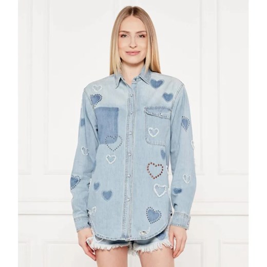 One Teaspoon Jeansowa koszula | Oversize fit ze sklepu Gomez Fashion Store w kategorii Koszule damskie - zdjęcie 184978533