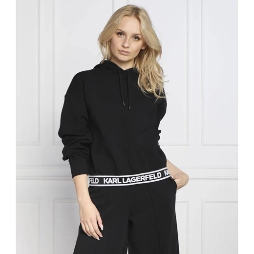 Karl Lagerfeld Bluza bonded | Regular Fit ze sklepu Gomez Fashion Store w kategorii Bluzy damskie - zdjęcie 184978541