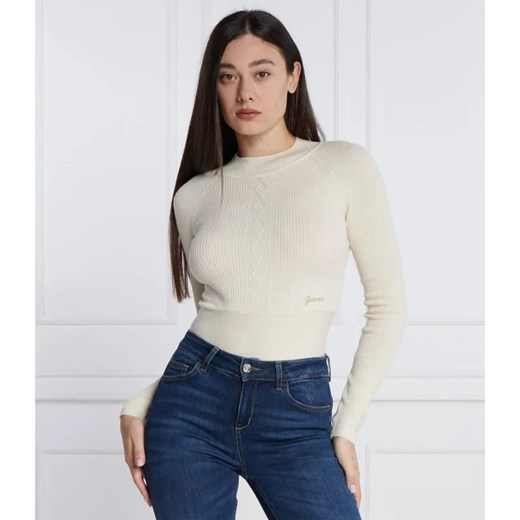 GUESS Sweter | Slim Fit | z dodatkiem wełny ze sklepu Gomez Fashion Store w kategorii Swetry damskie - zdjęcie 184978660