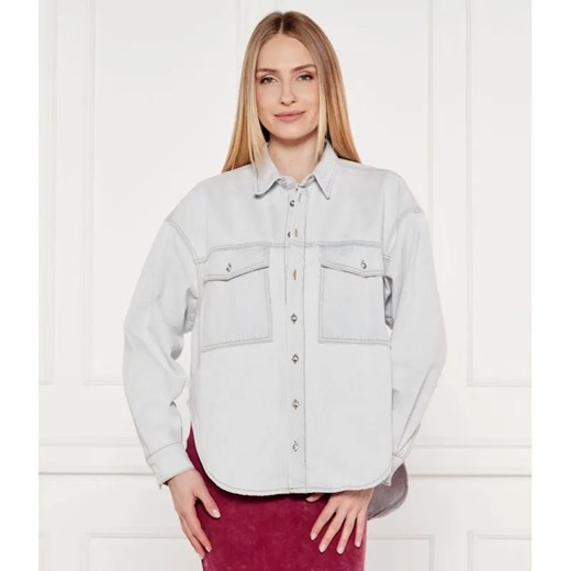 One Teaspoon Jeansowa koszula Smiley Daria | Relaxed fit ze sklepu Gomez Fashion Store w kategorii Koszule damskie - zdjęcie 184978704