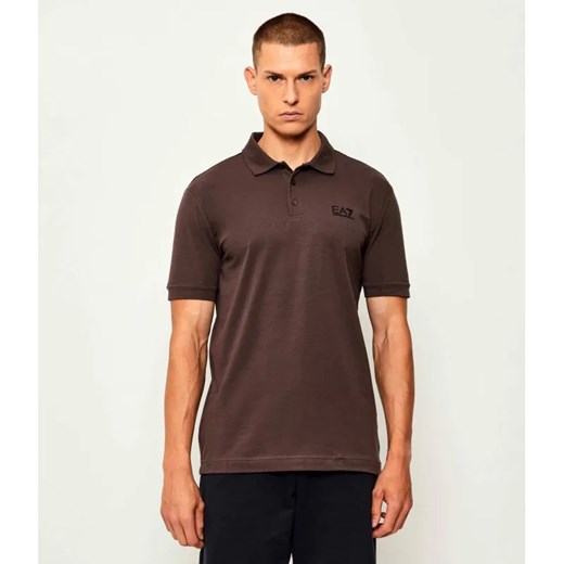 EA7 Polo | Regular Fit ze sklepu Gomez Fashion Store w kategorii T-shirty męskie - zdjęcie 184978781