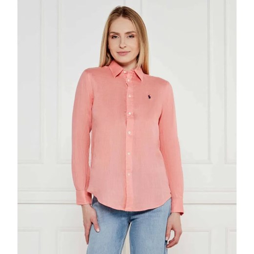 POLO RALPH LAUREN Lniana koszula | Classic fit ze sklepu Gomez Fashion Store w kategorii Koszule damskie - zdjęcie 184978814