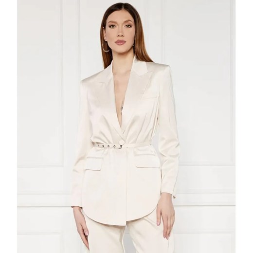 Pinko Satynowa marynarka GOLDENEYE GIACCA | Skinny fit ze sklepu Gomez Fashion Store w kategorii Marynarki damskie - zdjęcie 184978851