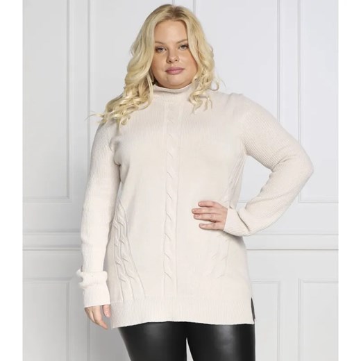 Persona by Marina Rinaldi Sweter ALBUM Plus size | Regular Fit | z dodatkiem wełny i kaszmiru ze sklepu Gomez Fashion Store w kategorii Swetry damskie - zdjęcie 184978882