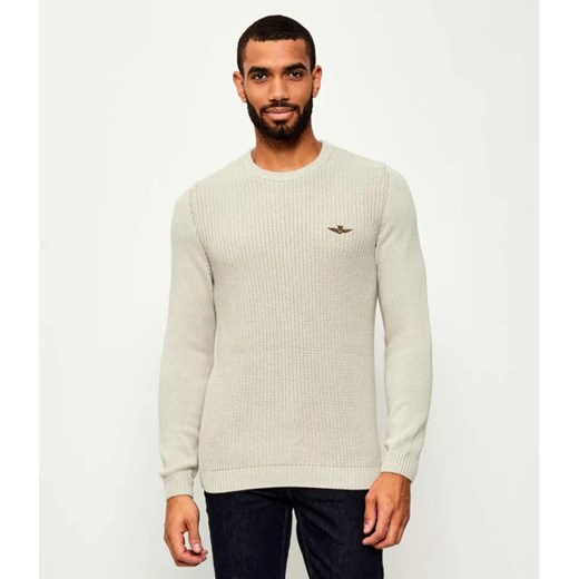 Aeronautica Militare Sweter | Regular Fit ze sklepu Gomez Fashion Store w kategorii Swetry męskie - zdjęcie 184978890