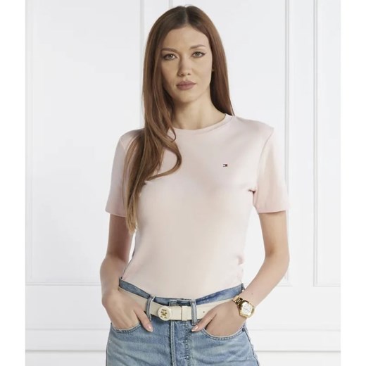 Tommy Hilfiger T-shirt | Slim Fit ze sklepu Gomez Fashion Store w kategorii Bluzki damskie - zdjęcie 184978952