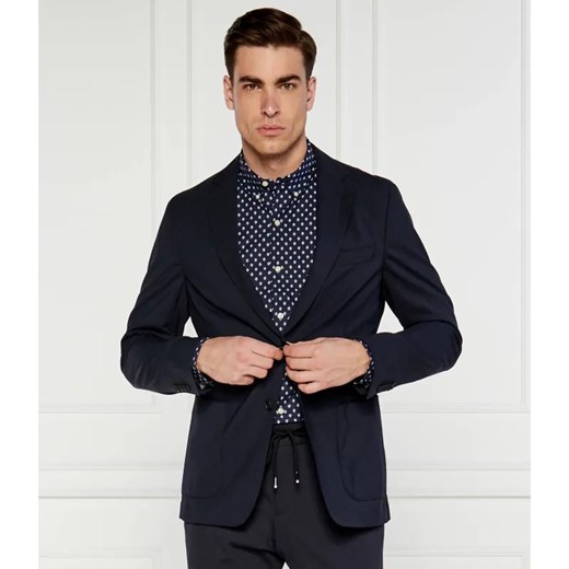 BOSS BLACK Wełniana marynarka Hanry | Slim Fit | stretch ze sklepu Gomez Fashion Store w kategorii Marynarki męskie - zdjęcie 184979023