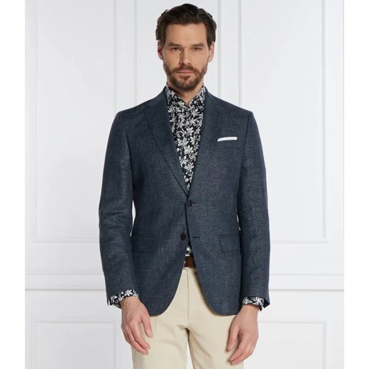 BOSS BLACK Wełniana marynarka H-Hutson-233 | Regular Fit | z dodatkiem lnu ze sklepu Gomez Fashion Store w kategorii Marynarki męskie - zdjęcie 184979044