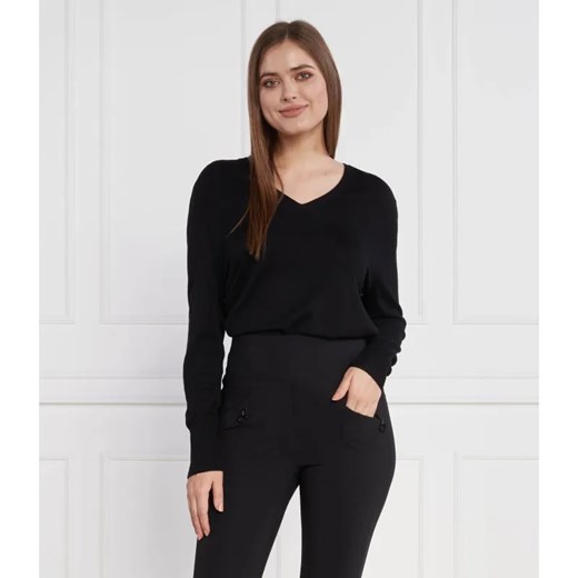 Marc Cain Sweter | Loose fit | z dodatkiem wełny i kaszmiru ze sklepu Gomez Fashion Store w kategorii Swetry damskie - zdjęcie 184979123