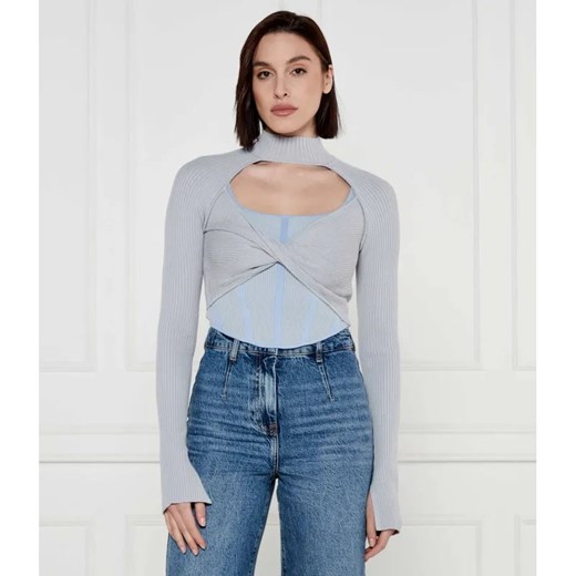 Patrizia Pepe Bluzka 2w1 | Slim Fit ze sklepu Gomez Fashion Store w kategorii Bluzki damskie - zdjęcie 184979173