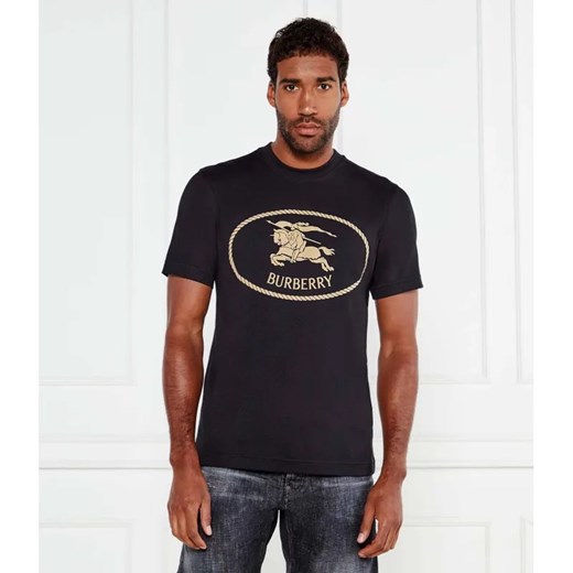 Burberry T-shirt Knight Stamp | Slim Fit ze sklepu Gomez Fashion Store w kategorii T-shirty męskie - zdjęcie 184979444