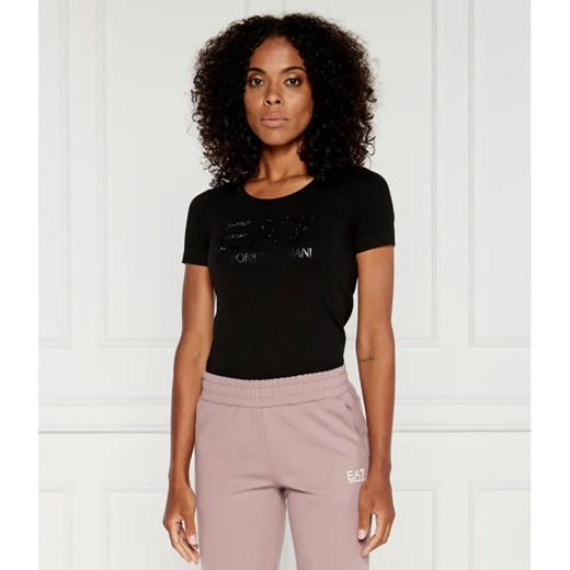 EA7 T-shirt | Regular Fit ze sklepu Gomez Fashion Store w kategorii Bluzki damskie - zdjęcie 184979570