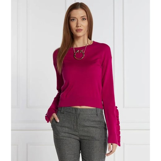 Pinko Wełniany sweter | Regular Fit ze sklepu Gomez Fashion Store w kategorii Swetry damskie - zdjęcie 184979830