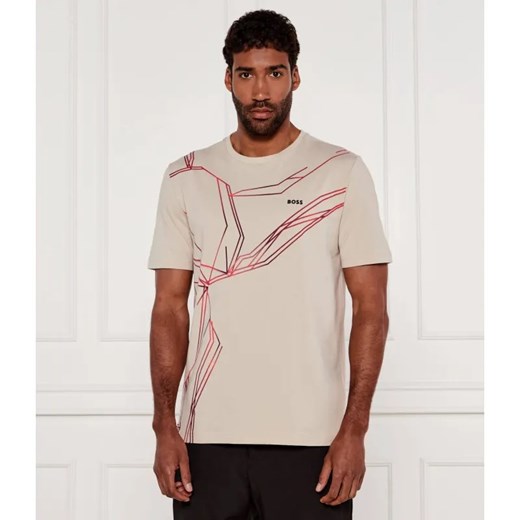 BOSS GREEN T-shirt Tee Beetle | Regular Fit | stretch ze sklepu Gomez Fashion Store w kategorii T-shirty męskie - zdjęcie 184979863