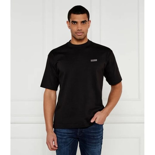 BOSS ORANGE T-shirt Te_Mixdenim | Loose fit ze sklepu Gomez Fashion Store w kategorii T-shirty męskie - zdjęcie 184979871