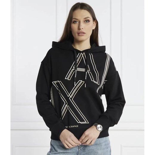 Armani Exchange Bluza | Regular Fit ze sklepu Gomez Fashion Store w kategorii Bluzy damskie - zdjęcie 184980032
