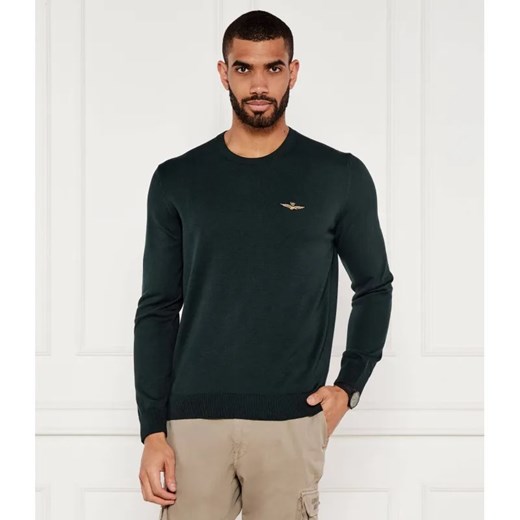 Aeronautica Militare Sweter | Regular Fit ze sklepu Gomez Fashion Store w kategorii Swetry męskie - zdjęcie 184980044