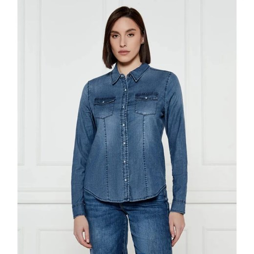 GUESS Jeansowa koszula KENDALL | Regular Fit ze sklepu Gomez Fashion Store w kategorii Koszule damskie - zdjęcie 184980050