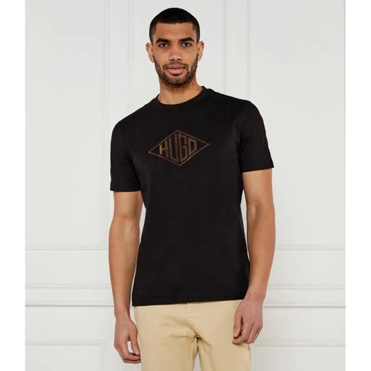 HUGO T-shirt Dalendi | Regular Fit ze sklepu Gomez Fashion Store w kategorii T-shirty męskie - zdjęcie 184980333