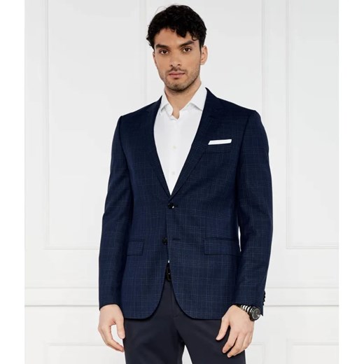 BOSS BLACK Wełniana marynarka Hutson | Slim Fit ze sklepu Gomez Fashion Store w kategorii Marynarki męskie - zdjęcie 184980361