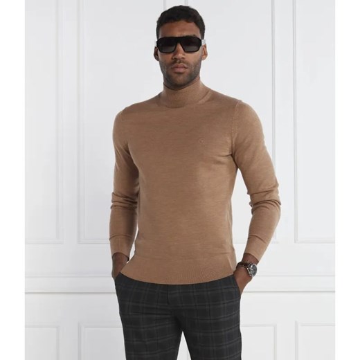 Calvin Klein Wełniany golf | Slim Fit ze sklepu Gomez Fashion Store w kategorii Swetry męskie - zdjęcie 184980431