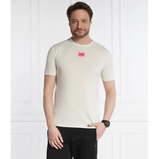 HUGO T-shirt Diragolino212 | Regular Fit ze sklepu Gomez Fashion Store w kategorii T-shirty męskie - zdjęcie 184980433