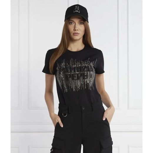 Patrizia Pepe T-shirt | Regular Fit ze sklepu Gomez Fashion Store w kategorii Bluzki damskie - zdjęcie 184980481