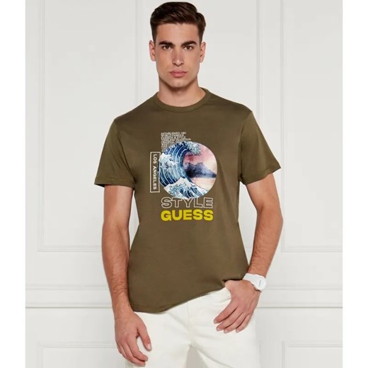 GUESS T-shirt | Regular Fit ze sklepu Gomez Fashion Store w kategorii T-shirty męskie - zdjęcie 184980601