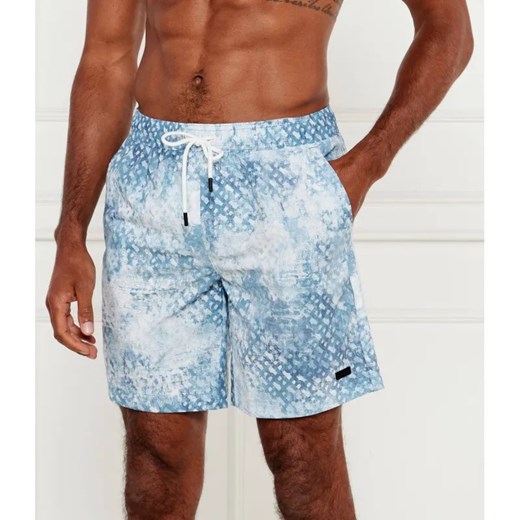 BOSS BLACK Szorty kąpielowe Monogram_painted | Regular Fit XXL Gomez Fashion Store