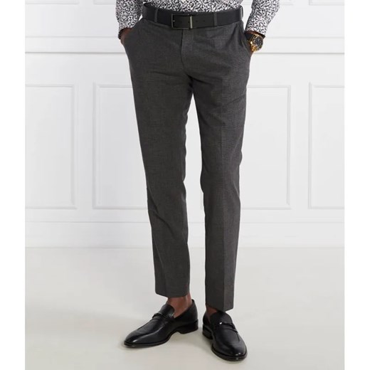 BOSS BLACK Spodnie Genius | Slim Fit | z dodatkiem wełny ze sklepu Gomez Fashion Store w kategorii Spodnie męskie - zdjęcie 184980653