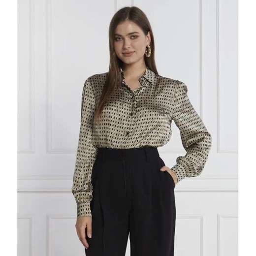 Liu Jo Satynowa koszula | Regular Fit ze sklepu Gomez Fashion Store w kategorii Koszule damskie - zdjęcie 184980750