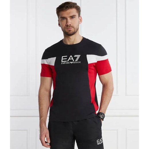 EA7 T-shirt | Regular Fit ze sklepu Gomez Fashion Store w kategorii T-shirty męskie - zdjęcie 184980764