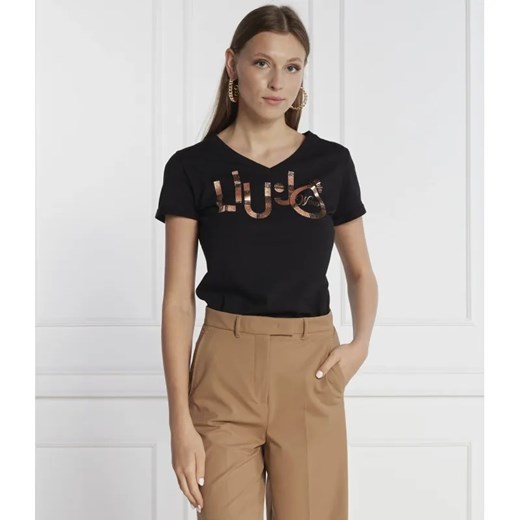 Liu Jo T-shirt | Regular Fit ze sklepu Gomez Fashion Store w kategorii Bluzki damskie - zdjęcie 184981054