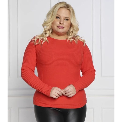 Persona by Marina Rinaldi Sweter ACRONIMO plus size | Regular Fit | z dodatkiem wełny i kaszmiru ze sklepu Gomez Fashion Store w kategorii Swetry damskie - zdjęcie 184981114