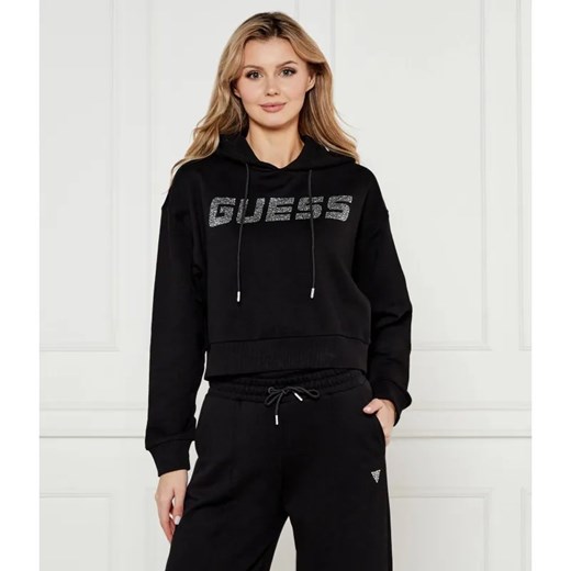 GUESS ACTIVE Bluza PRIMULA RHINESTONES | Cropped Fit ze sklepu Gomez Fashion Store w kategorii Bluzy damskie - zdjęcie 184981301