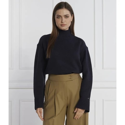 Tommy Hilfiger Golf | Loose fit | z dodatkiem wełny ze sklepu Gomez Fashion Store w kategorii Swetry damskie - zdjęcie 184981360