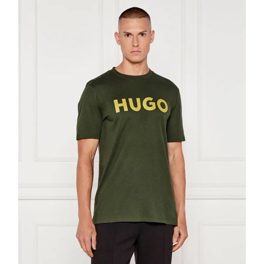 HUGO T-shirt Dulivio | Regular Fit ze sklepu Gomez Fashion Store w kategorii T-shirty męskie - zdjęcie 184981450