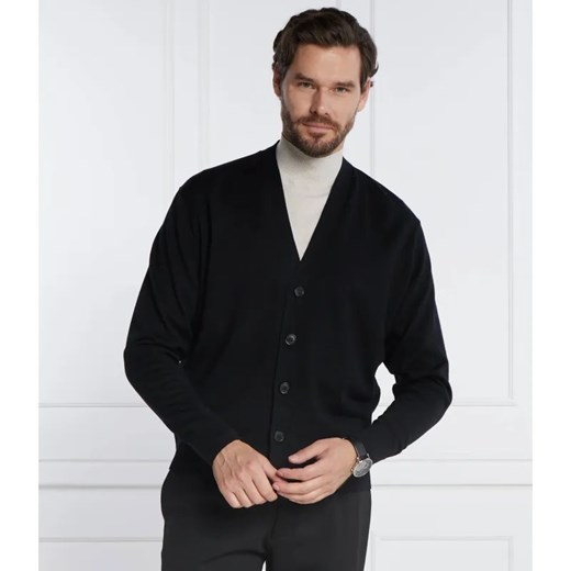Calvin Klein Wełniany kardigan MERINO | Comfort fit ze sklepu Gomez Fashion Store w kategorii Swetry męskie - zdjęcie 184981661