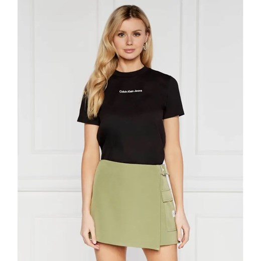 Calvin Klein Jeans T-shirt | Regular Fit ze sklepu Gomez Fashion Store w kategorii Bluzki damskie - zdjęcie 184981720