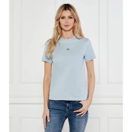Calvin Klein Jeans T-shirt | Regular Fit ze sklepu Gomez Fashion Store w kategorii Bluzki damskie - zdjęcie 184981731