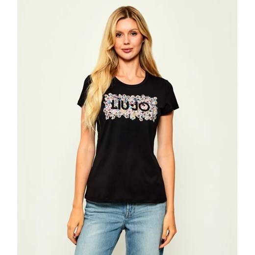 Liu Jo T-shirt | Regular Fit ze sklepu Gomez Fashion Store w kategorii Bluzki damskie - zdjęcie 184981740