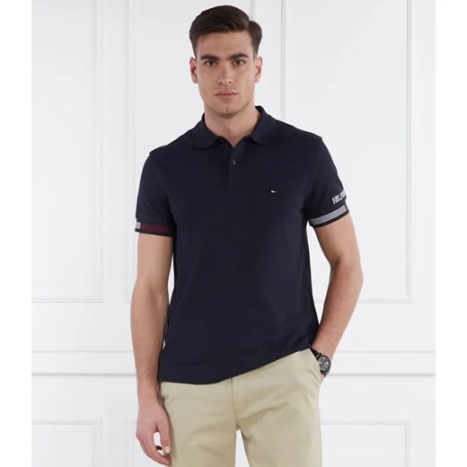Tommy Hilfiger Polo FLAG CUFF | Slim Fit ze sklepu Gomez Fashion Store w kategorii T-shirty męskie - zdjęcie 184981771