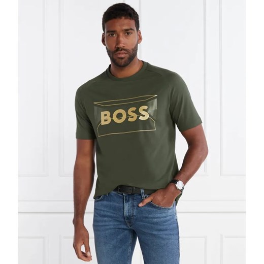 BOSS GREEN T-shirt Tee 2 | Regular Fit | stretch ze sklepu Gomez Fashion Store w kategorii T-shirty męskie - zdjęcie 184981890